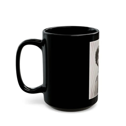 Joan Taylor #25 (Vintage Female Icon) Black Coffee Mug - Go Mug Yourself
