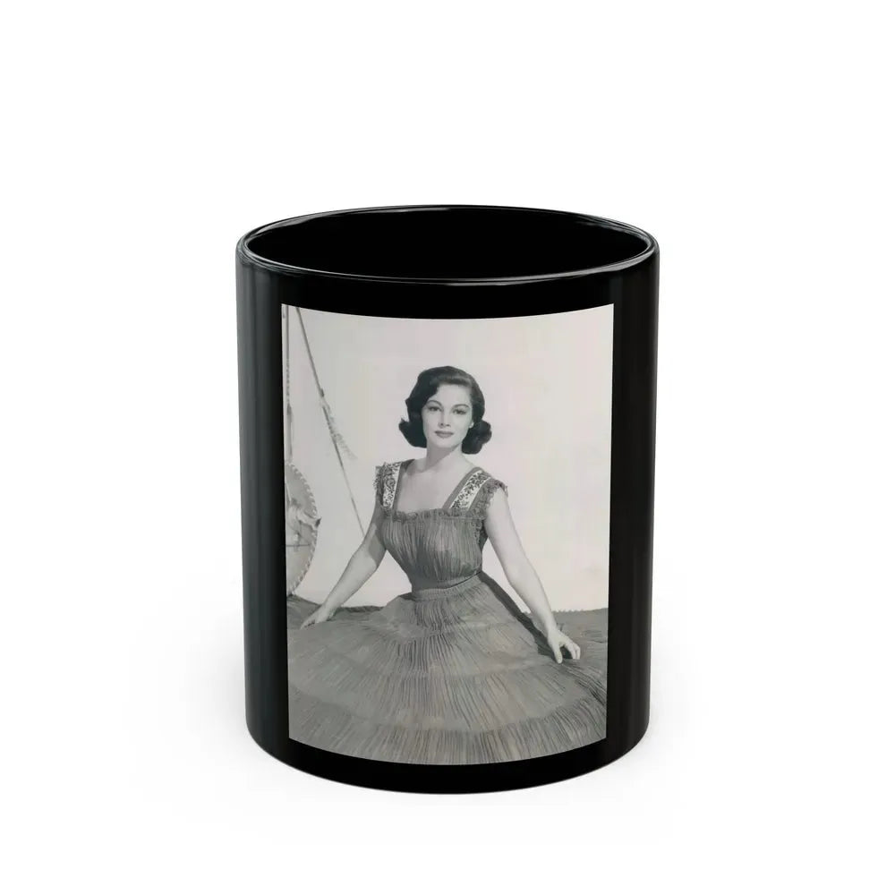 Joan Taylor #32 (Vintage Female Icon) Black Coffee Mug 11oz - Go Mug Yourself