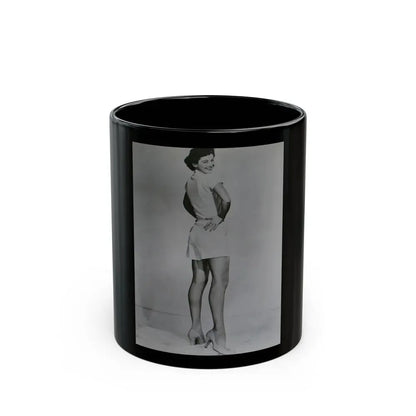 Joan Taylor #57 (Vintage Female Icon) Black Coffee Mug 11oz - Go Mug Yourself