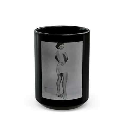 Joan Taylor #57 (Vintage Female Icon) Black Coffee Mug 15oz - Go Mug Yourself