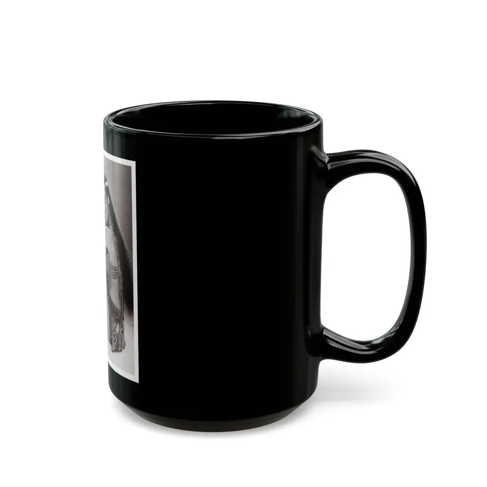 Joan Taylor #64 (Vintage Female Icon) Black Coffee Mug - Go Mug Yourself