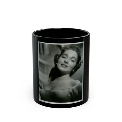 Joan Weldon #01 (Vintage Female Icon) Black Coffee Mug 11oz - Go Mug Yourself