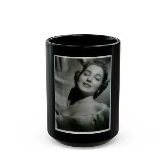 Joan Weldon #01 (Vintage Female Icon) Black Coffee Mug 15oz - Go Mug Yourself