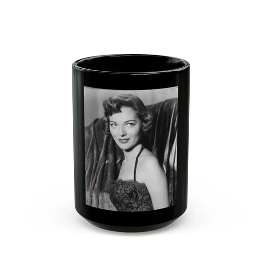 Joan Weldon #02 (Vintage Female Icon) Black Coffee Mug 15oz - Go Mug Yourself