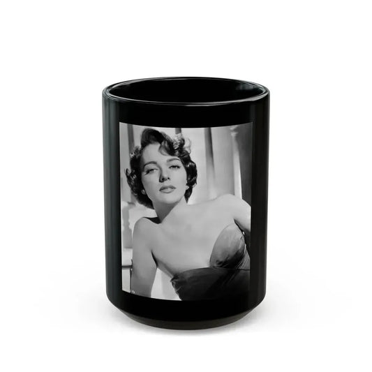 Joan Weldon #05 (Vintage Female Icon) Black Coffee Mug 15oz - Go Mug Yourself