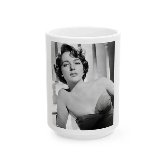 Joan Weldon #05 (Vintage Female Icon) White Coffee Mug 15oz - Go Mug Yourself