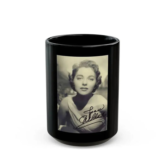 Joan Weldon #06 (Vintage Female Icon) Black Coffee Mug 15oz - Go Mug Yourself