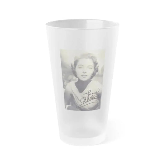 Joan Weldon #06 (Vintage Female Icon) Frosted Pint Glass 16oz 16oz Frosted - Go Mug Yourself