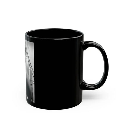 Joan Weldon #11 (Vintage Female Icon) Black Coffee Mug - Go Mug Yourself