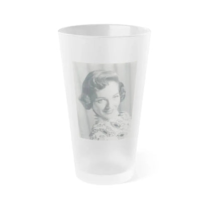 Joan Weldon #19 (Vintage Female Icon) Frosted Pint Glass 16oz 16oz Frosted - Go Mug Yourself