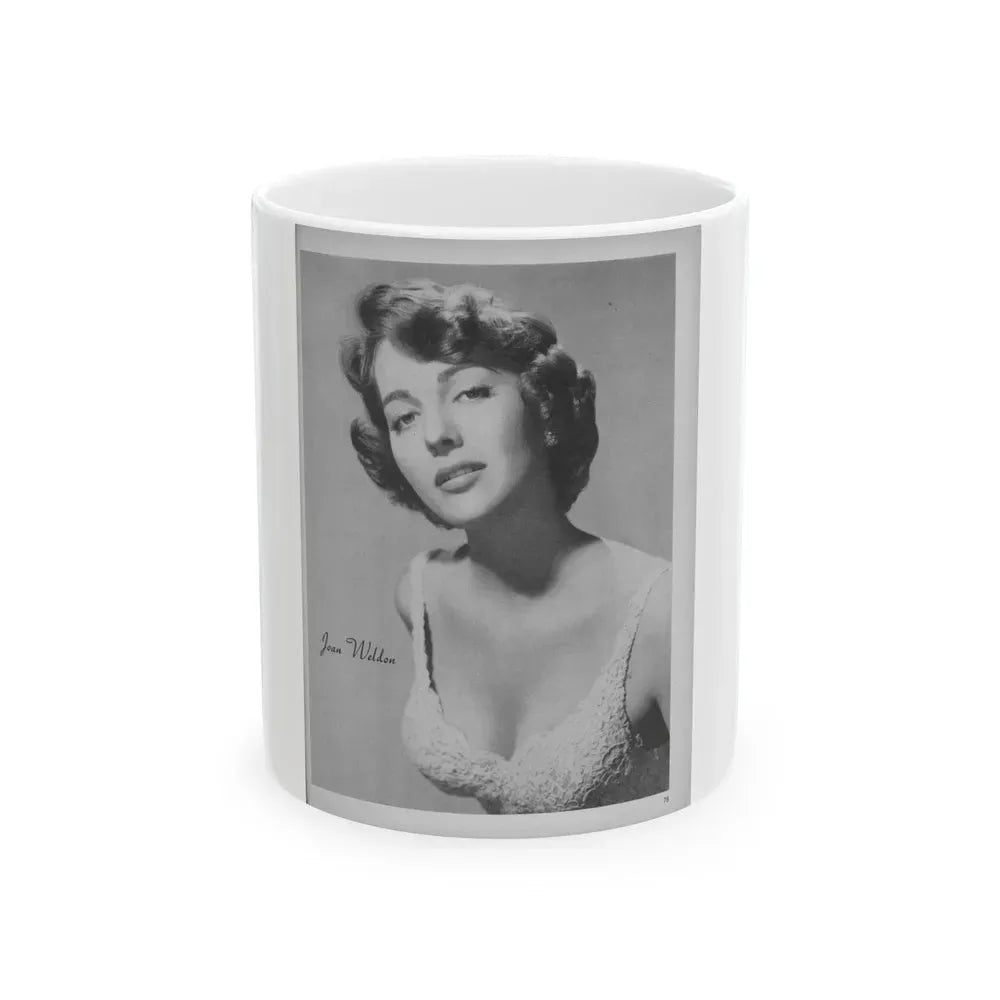 Joan Weldon #22 (Vintage Female Icon) White Coffee Mug 11oz - Go Mug Yourself