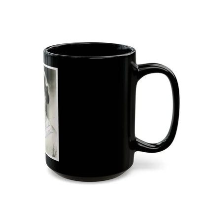 Joan Weldon #24 (Vintage Female Icon) Black Coffee Mug - Go Mug Yourself