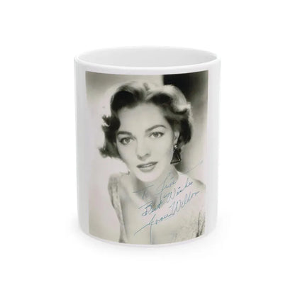 Joan Weldon #24 (Vintage Female Icon) White Coffee Mug 11oz - Go Mug Yourself