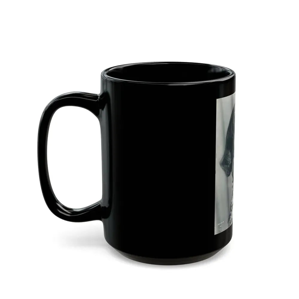 Joan Weldon #25 (Vintage Female Icon) Black Coffee Mug - Go Mug Yourself