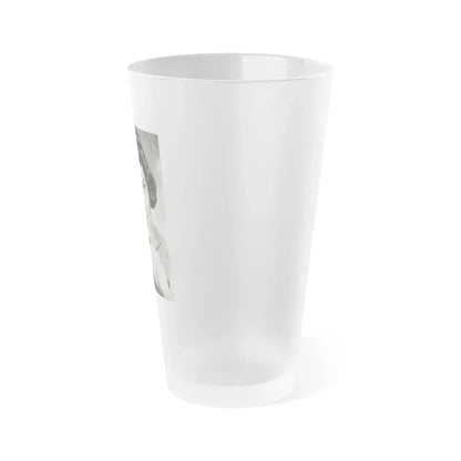 Joan Weldon #26 (Vintage Female Icon) Frosted Pint Glass 16oz - Go Mug Yourself