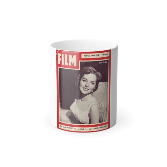 Joan Weldon #29 (Vintage Female Icon) Color Changing Coffee Mug 11oz - Go Mug Yourself