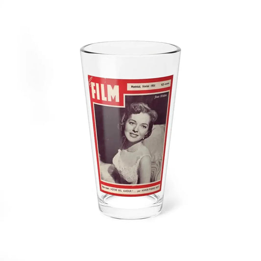 Joan Weldon #29 (Vintage Female Icon) Pint Glass 16oz 16oz - Go Mug Yourself