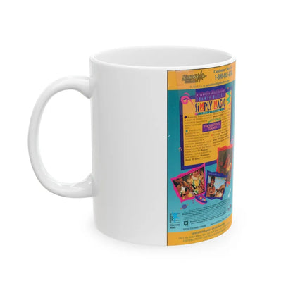 JOANIE BARTELS SIMPLY MAGIC THE SUBSTITUTE TEACHER (VHS COVER) - White Coffee Mug-Go Mug Yourself