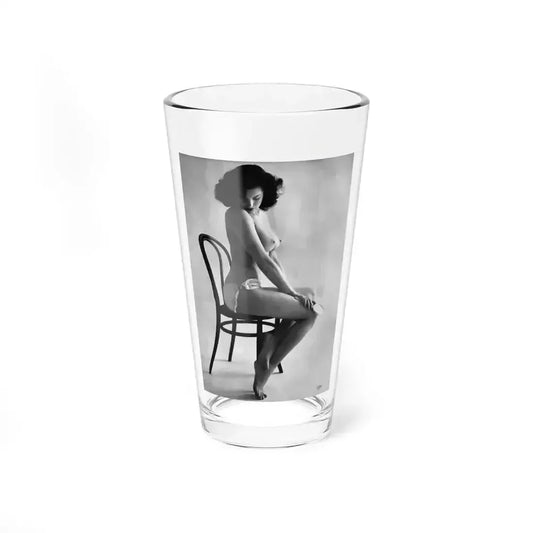Joanne Arnold #04 - Topless (Vintage Female Icon) Pint Glass 16oz 16oz - Go Mug Yourself