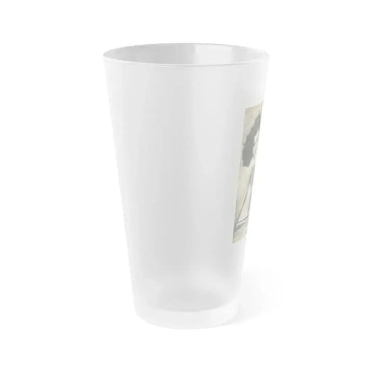 Joanne Arnold #09 (Vintage Female Icon) Frosted Pint Glass 16oz - Go Mug Yourself