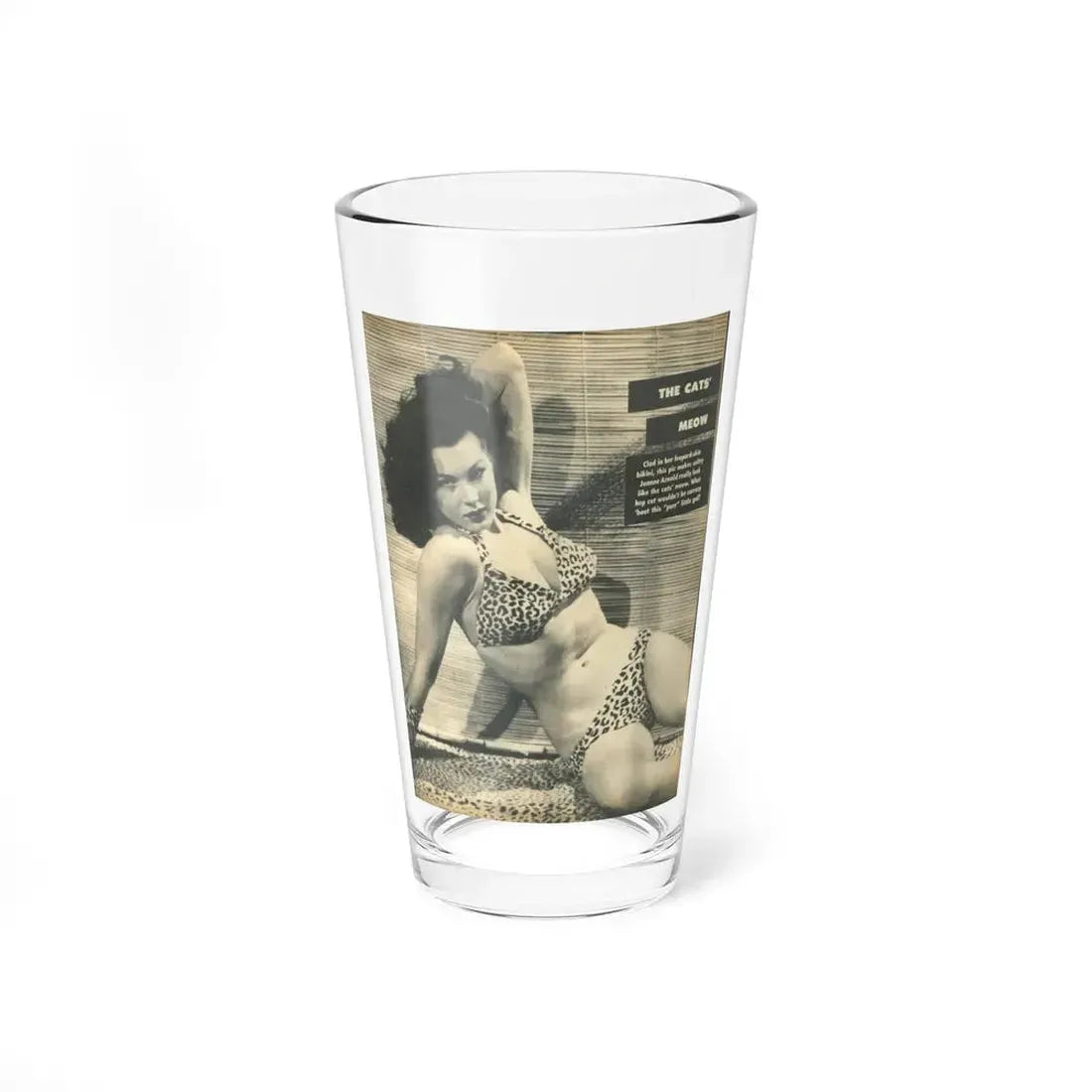 Joanne Arnold #09 (Vintage Female Icon) Pint Glass 16oz 16oz - Go Mug Yourself