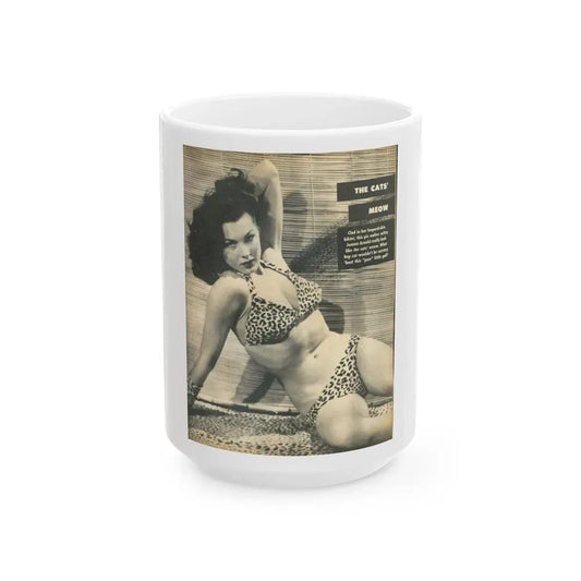 Joanne Arnold #09 (Vintage Female Icon) White Coffee Mug 15oz - Go Mug Yourself