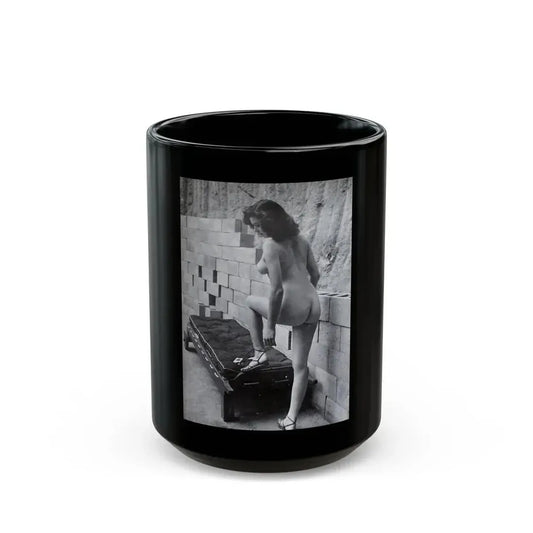 Joanne Arnold #10 (Vintage Female Icon) Black Coffee Mug 15oz - Go Mug Yourself