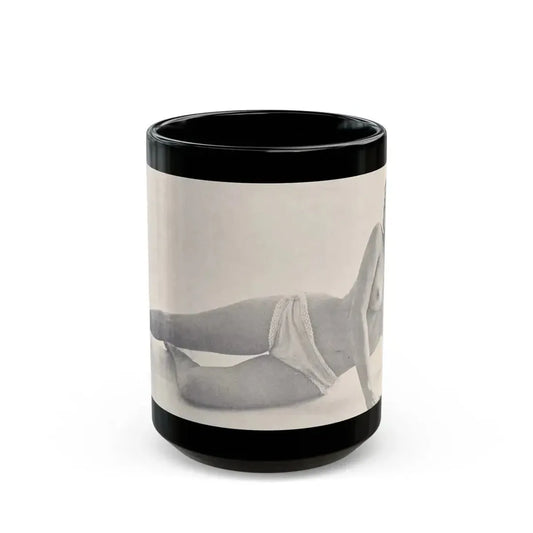 Joanne Arnold #104 (Vintage Female Icon) Black Coffee Mug 15oz - Go Mug Yourself