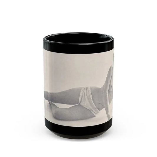 Joanne Arnold #104 (Vintage Female Icon) Black Coffee Mug 15oz - Go Mug Yourself