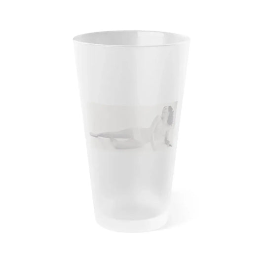Joanne Arnold #104 (Vintage Female Icon) Frosted Pint Glass 16oz 16oz Frosted - Go Mug Yourself