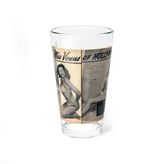 Joanne Arnold #110 - Pages 26 & 27 Pages 1 & 2 of 4 Featuring, ''Jo Ann'' with, 2 Large B&W Photos & Brief Paragraph (Vintage Female Icon) Pint Glass 16oz 16oz - Go Mug Yourself
