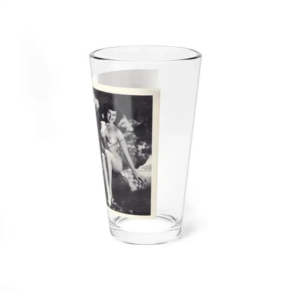 Joanne Arnold #113 - Pages 2 & 3 Intro & 1 Full Body Nude B&W Pic Fishing from BREATHTAKNG BEAUTIES Proudly Presents...Jo Ann (Vintage Female Icon) Pint Glass 16oz - Go Mug Yourself