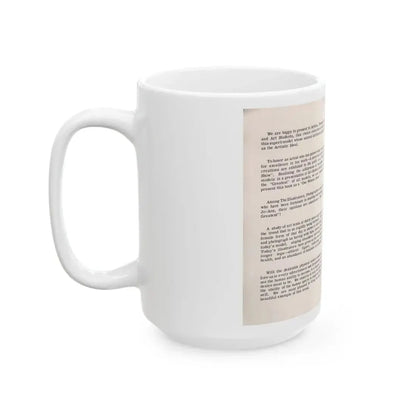 Joanne Arnold #113 - Pages 2 & 3 Intro & 1 Full Body Nude B&W Pic Fishing from BREATHTAKNG BEAUTIES Proudly Presents...Jo Ann (Vintage Female Icon) White Coffee Mug - Go Mug Yourself