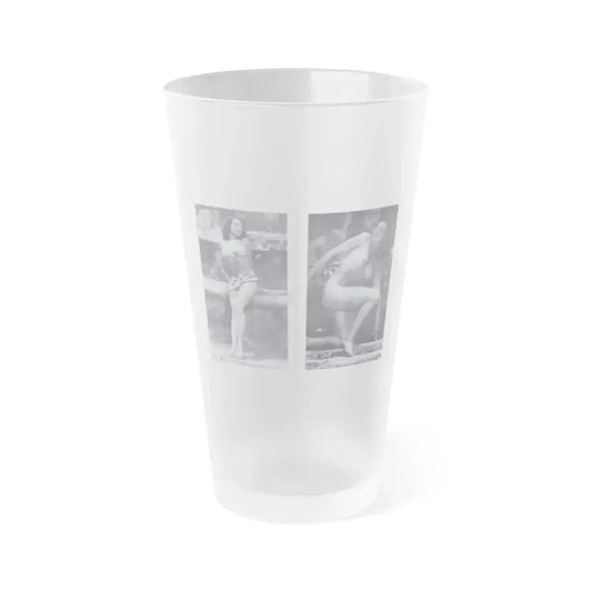 Joanne Arnold #114 - Pages 4 & 5 with, 2 B&W Full Body Nude Pics from BREATHTAKNG BEAUTIES Proudly Presents...Jo Ann (Vintage Female Icon) Frosted Pint Glass 16oz 16oz Frosted - Go Mug Yourself