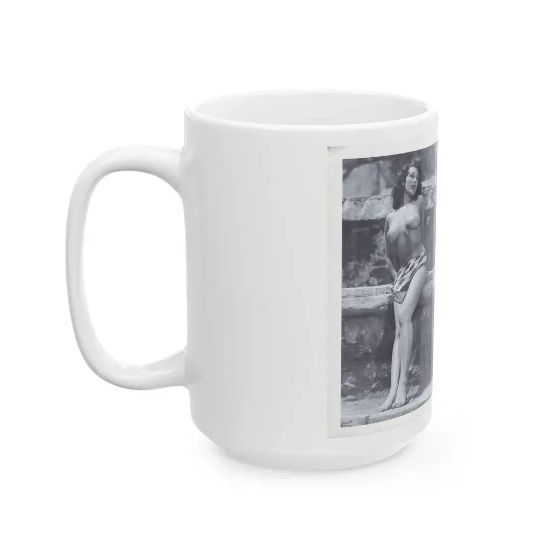 Joanne Arnold #114 - Pages 4 & 5 with, 2 B&W Full Body Nude Pics from BREATHTAKNG BEAUTIES Proudly Presents...Jo Ann (Vintage Female Icon) White Coffee Mug - Go Mug Yourself