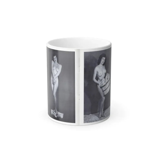Joanne Arnold #115 - Pages 6 & 7 with, 2 Full Body B&W Nude Pics from BREATHTAKNG BEAUTIES Proudly Presents...Jo Ann (Vintage Female Icon) Color Changing Coffee Mug 11oz - Go Mug Yourself