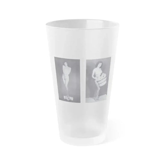 Joanne Arnold #115 - Pages 6 & 7 with, 2 Full Body B&W Nude Pics from BREATHTAKNG BEAUTIES Proudly Presents...Jo Ann (Vintage Female Icon) Frosted Pint Glass 16oz 16oz Frosted - Go Mug Yourself