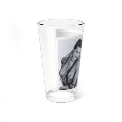 Joanne Arnold #116 - Pages 8 & 9 with, 2 B&W Semi Nude Pics Left 1 Waist to Head from BREATHTAKNG BEAUTIES Proudly Presents...Jo Ann (Vintage Female Icon) Pint Glass 16oz - Go Mug Yourself