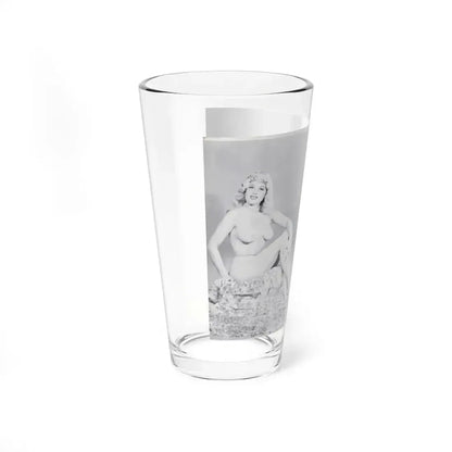 Joanne Arnold #118 - Pages 12 & 13 with, 2 B&W Nude Pics Left 1 as Blonde from BREATHTAKNG BEAUTIES Proudly Presents...Jo Ann (Vintage Female Icon) Pint Glass 16oz - Go Mug Yourself