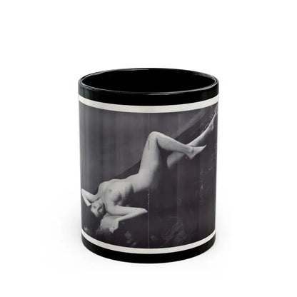 Joanne Arnold #118 - Pages 15 & 16 with 1 B&W Full Body Nude Centerfold from BREATHTAKNG BEAUTIES Proudly Presents...Jo Ann (Vintage Female Icon) Black Coffee Mug 11oz - Go Mug Yourself