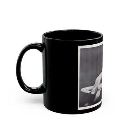 Joanne Arnold #118 - Pages 15 & 16 with 1 B&W Full Body Nude Centerfold from BREATHTAKNG BEAUTIES Proudly Presents...Jo Ann (Vintage Female Icon) Black Coffee Mug - Go Mug Yourself