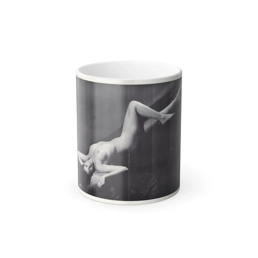 Joanne Arnold #118 - Pages 15 & 16 with 1 B&W Full Body Nude Centerfold from BREATHTAKNG BEAUTIES Proudly Presents...Jo Ann (Vintage Female Icon) Color Changing Coffee Mug 11oz - Go Mug Yourself