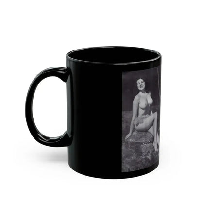 Joanne Arnold #119 - Pages 14 & 15 with, 2 Semi B&W Nude Pics from BREATHTAKNG BEAUTIES Proudly Presents...Jo Ann (Vintage Female Icon) Black Coffee Mug - Go Mug Yourself