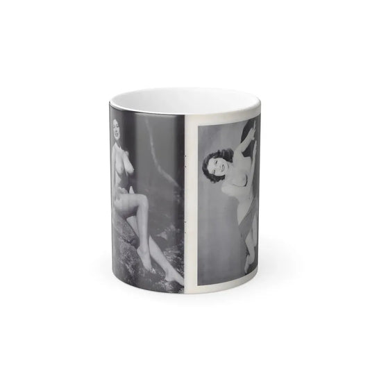 Joanne Arnold #119 - Pages 14 & 15 with, 2 Semi B&W Nude Pics from BREATHTAKNG BEAUTIES Proudly Presents...Jo Ann (Vintage Female Icon) Color Changing Coffee Mug 11oz - Go Mug Yourself
