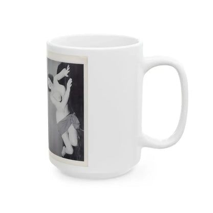 Joanne Arnold #119 - Pages 14 & 15 with, 2 Semi B&W Nude Pics from BREATHTAKNG BEAUTIES Proudly Presents...Jo Ann (Vintage Female Icon) White Coffee Mug - Go Mug Yourself