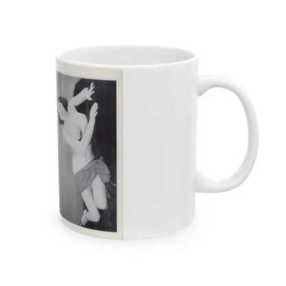 Joanne Arnold #119 - Pages 14 & 15 with, 2 Semi B&W Nude Pics from BREATHTAKNG BEAUTIES Proudly Presents...Jo Ann (Vintage Female Icon) White Coffee Mug - Go Mug Yourself