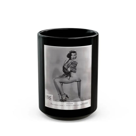 Joanne Arnold #12 (Vintage Female Icon) Black Coffee Mug 15oz - Go Mug Yourself