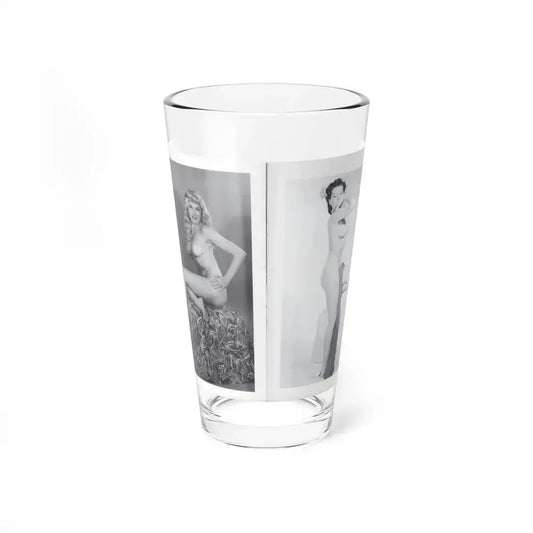 Joanne Arnold #121 - Pages 18 & 19 with, 2 B&W Semi Nude Pics Left 1 as a Blonde from BREATHTAKNG BEAUTIES Proudly Presents...Jo Ann (Vintage Female Icon) Pint Glass 16oz 16oz - Go Mug Yourself