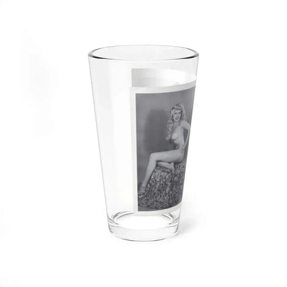 Joanne Arnold #121 - Pages 18 & 19 with, 2 B&W Semi Nude Pics Left 1 as a Blonde from BREATHTAKNG BEAUTIES Proudly Presents...Jo Ann (Vintage Female Icon) Pint Glass 16oz - Go Mug Yourself