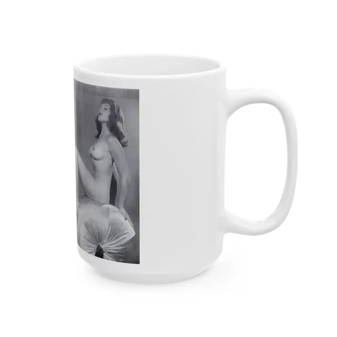 Joanne Arnold #122 - Pages 20 & 21 with, 2 B&W Full Body Nude Pics Left 1 butt exposed from BREATHTAKNG BEAUTIES Proudly Presents...Jo Ann (Vintage Female Icon) White Coffee Mug - Go Mug Yourself